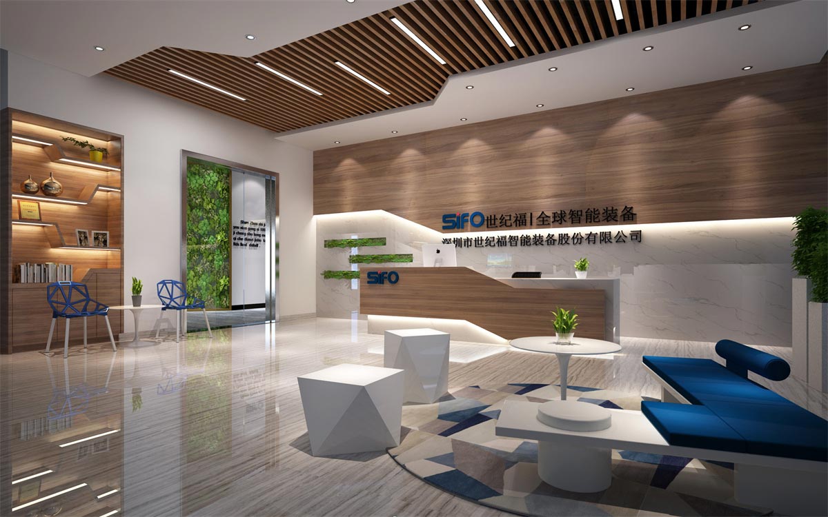 深圳世紀(jì)?？萍?xì)W美風(fēng)辦公室設(shè)計裝修